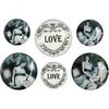 Cabochons love 18 en 25 mm diverse maten p/6st