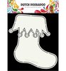 Card art Christmas Stockings A5 p/st