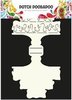 Card art stencil Cake 2x A4 p/st
