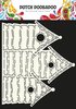 Card art Stencil Strandhuis A4 p/st