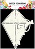 Card art Stencil Vlieger A5 p/st