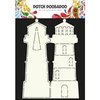Card art Stencil Vuurtoren A4 p/st