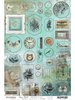 Cardboard die cuts Hazy Street A4 p/vel