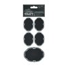Stickers ornate frames p/20st zwart Chalkboard 