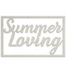 Chipboard Word Summer Loving p/st