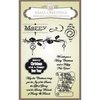Clear stamp Christmas Greetings A5 p/st