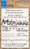 Clear stamp Beterschap A6 p/st