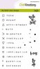 Clear stamp tekens en tekst 5mm A6 p/st Bullet Journal 