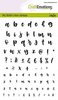 Clear stamp alfabet 5-10mm A6 p/st Bullet Journal 