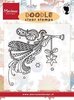 Clear stamp Doodle Engel p/st