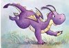 Clear stamp Dragon Running A7 p/st