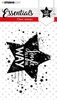 Clear stamp nr.392 Essentials A7 p/st  Ster Jingle all the way 