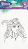 Clear stamp nr.373 Fairy Fantasy A5 p/st meisje 