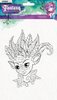 Clear stamp nr.374 Fairy Fantasy A5 p/st jongen 