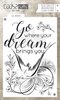 Clear stamp Go Dream A6 p/st