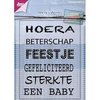 Clear stamp Beterschap feestje p/st 