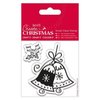 Clear stamp kerstbellen p/st