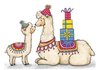 Clear stamp Lama Mum and Baby A7 p/st