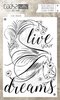 Clear stamp Live Dream A6 p/st