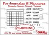 Clear stamp maandtracker Nederlands 40x75mm p/st