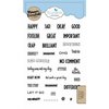 Clear stamp planner moods happy A6 p/st