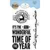 Clear stamp planner Reindeer mail a6 p/st