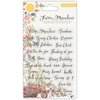 Clear stamp Sentiments teksten p/st