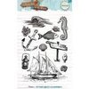 Clear stamp nr.104 Summer at the beach A6 p/st 