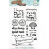 Clear stamp nr.107 Summer at the beach A6 p/st 
