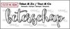 Clear stamp Beterschap omlijning p/st Tekst&amp;Zo