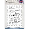 Clear stamp Vintage Winter English p/st