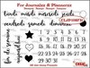 Clear stamp weekdagen FRANS A6 p/st