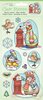 Clear stamp winter dieren p/st