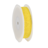 Lint geel 25mm crispy p/5mtr opengewerkt