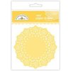 Doilies geel mini 7.4cm p/5st