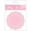 Doilies lichtroze mini 7.4cm p/5st