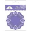Doilies paars mini 7.4cm p/5st