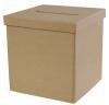 Doos geld hard 2 delig 20x20x20cm p/st kraft