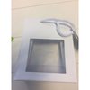Draagtas 11.4x6.4x14.6cm wit met venster p/st papier
