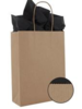 Draagtas14x7x19Draagtas 14x7x19cm bruin p/5st papier gedraaid cm bruin p/5st papier gedraaid 