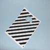Draagtas 20x27cm p/100st zwart/wit plastic 
