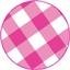 Draagtas roze 38x4x44cm p/50st plastic ruit