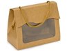 Draagtas kraft 16.5x8.25x13.5cm p/st luxe venster