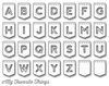Stans Alphabet die-Namics Stitched Banner p/st