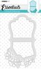 Stans embossing Essentials nr.280 label eenz. bloem  p/st