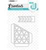 Stans nr.144 embossing Stencil Essentials schuine pocket p/st