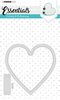 Stans nr.166 hart embossing Essentials p/st
