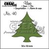 Stans Kerstboom dik 50x50mm p/st