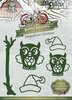 Stans Magnificent Christmas owls p/st