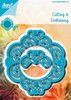 Stans Ornament met snijwerk &amp; bloemen p/st